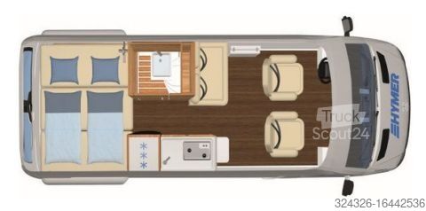 Obytný vůz Hymer/Eriba Camper Van Grand Canyon S 600 *Aufstelldach*Allrad*Stollenb.