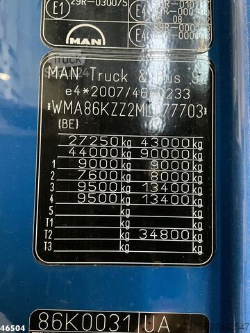 Standard-SZM MAN TGX 41.640 Euro 6 8x4 + Faymonville 3-assige Eu...