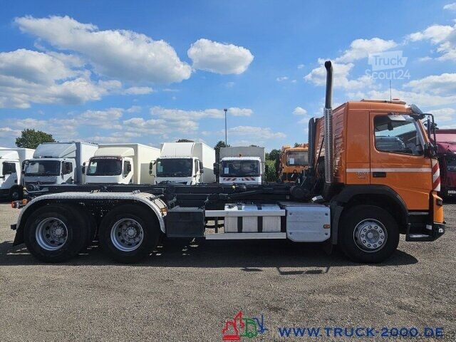 شاحنة قلّابة بذراع تحميل متحرك Volvo FMX 420 6x4 Seil Abrollkipper nur 146.659 Km