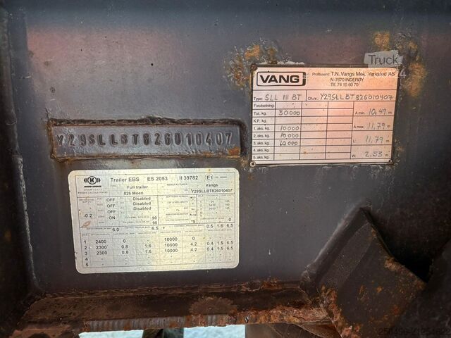 قلاب Vang SLL 111 BT BOX L=7777 mm