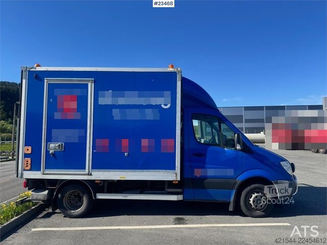 Box body Mercedes-Benz Sprinter 519 Box Van w/Tail Lift – Shelving – 2 Se