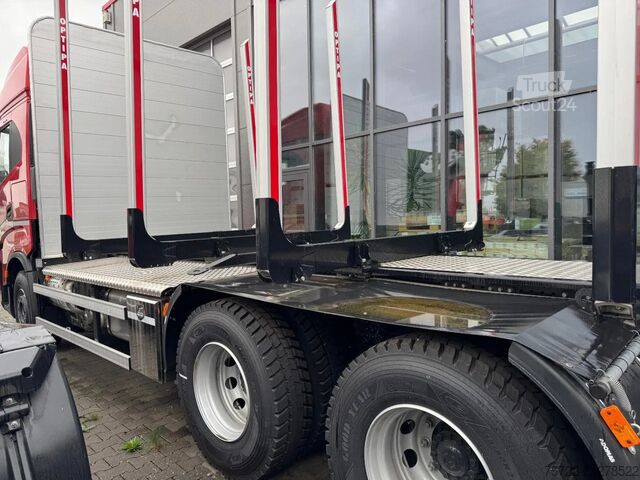 Faanyagszállító Iveco X-WAY 570 6x4 BL  Kurzholz-LKW Kran nach Wahl