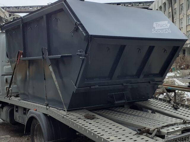 Haakarmcontainer  Absetzcontainer mit Deckel