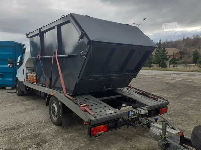 Haakarmcontainer  Absetzcontainer mit Deckel
