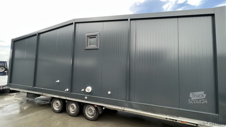 حاوية سكنية مع غرفتين، حمام ومطبخ  Wohncontainer mit Küche und Bad
