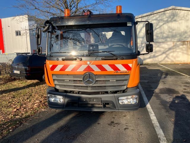 Trójstronna wywrotka MERCEDES-BENZ Atego 818 K Kran Atlas Funk Standheizung 2xAHK