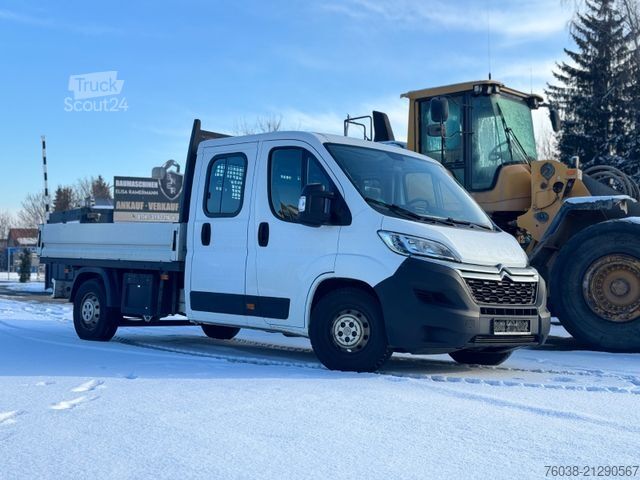 Fourgon pick-up CITROEN Jumper Pritsche Doka. 35 L3 Heavy BlueHDi 160