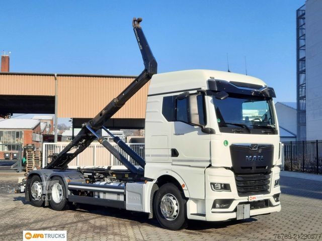 Abrollkipper MAN 26.430 TGX 6X2-4 GM Meiller Funk Lenkachse