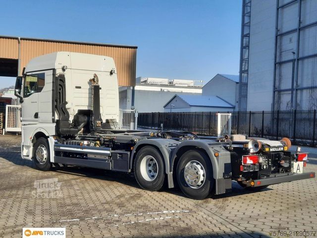Abrollkipper MAN 26.430 TGX 6X2-4 GM Meiller Funk Lenkachse