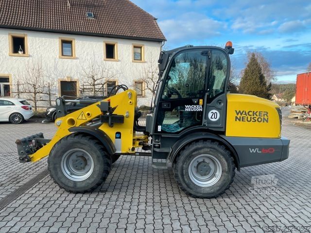 Radlader WACKER Neuson WL60 Gabel+Schaufel 1,1m³ nur 890BH
