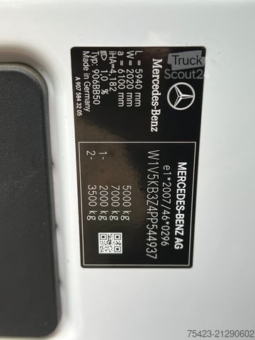 Furgon z wysokim dachem MERCEDES-BENZ Sprinter III Kasten RWD 517 CDI Klima AHK