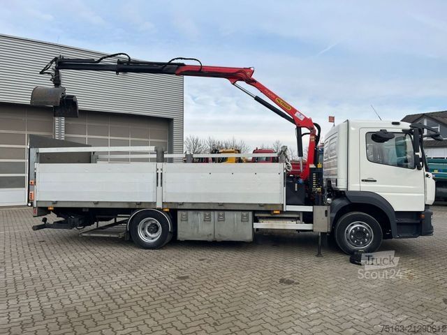 LKW mit Pritsche (offen) MERCEDES-BENZ Atego 1221 L Pritsche Kran Palf. PK 4200 Funk