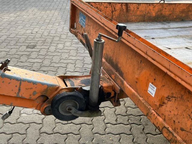 Remolque de plataforma baja BLOMENRÖHR Tandemtieflader 441/3500 Tiefladeranhänger Rampe