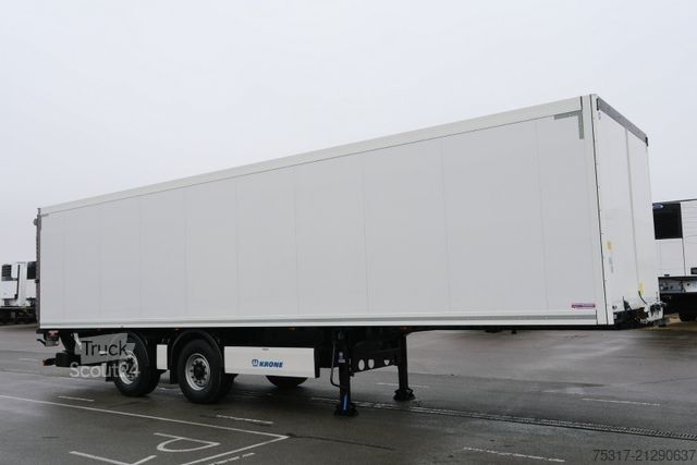 Kofferauflieger KRONE SZR 18/eLZ4 S / LBW 2500 kg / LENKACHSE / TRIDEC