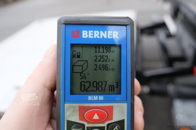 Kofferauflieger KRONE SZR 18/eLZ4 S / LBW 2500 kg / LENKACHSE / TRIDEC