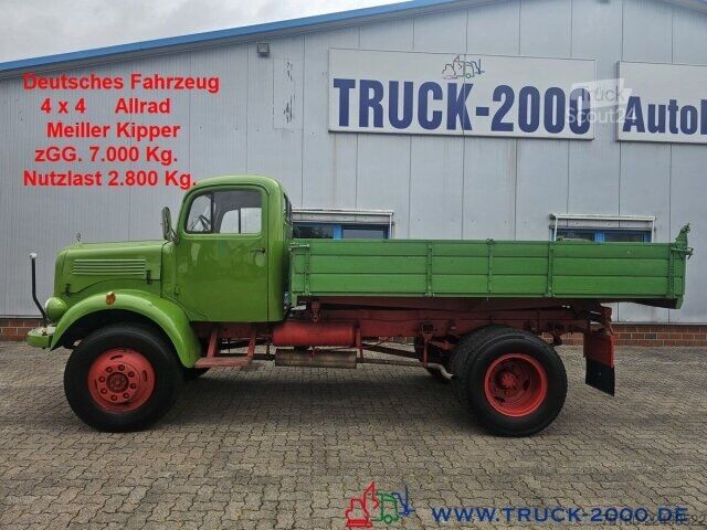 Wywrotka dostawcza Mercedes-Benz LA 312 4x4 Meiller 3Seiten Kipper zGG. 7.000Kg.