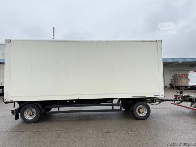 Gospodarsko vozilo SAXAS 2 Achs Koffer Drehschemel Durchlader Rolltor