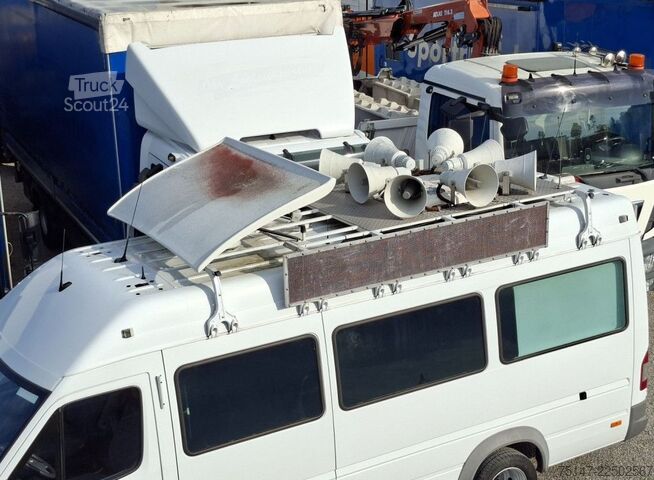 Kastenwagen hoch MERCEDES-BENZ 416 CDI Sprinter Lautsprecherkraftwagen Aggregat