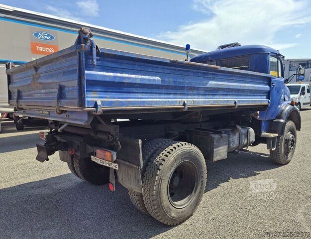 Camión volquete trilateral MERCEDES-BENZ LAK 1113 B 4x4 Allrad Hauber Meiller Kipper AHK