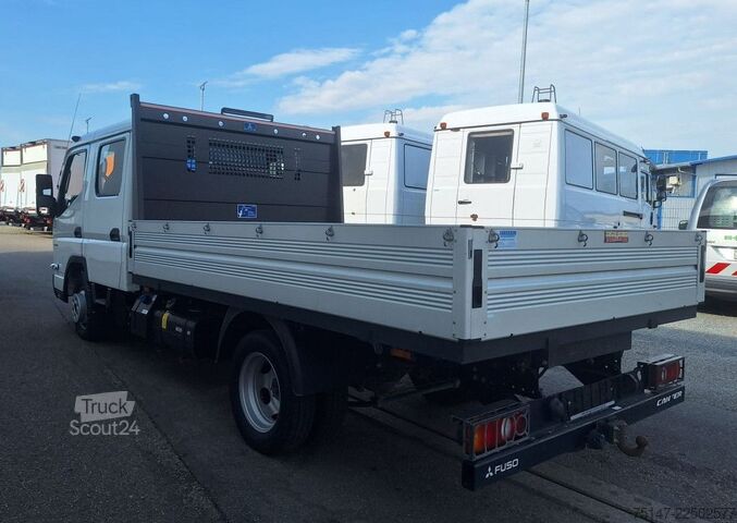 Furgoneta pick-up FUSO CANTER 3C15 DOKA 6-Sitzer Klima 2 x AHK