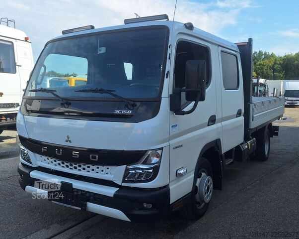 Furgoneta pick-up FUSO CANTER 3C15 DOKA 6-Sitzer Klima 2 x AHK