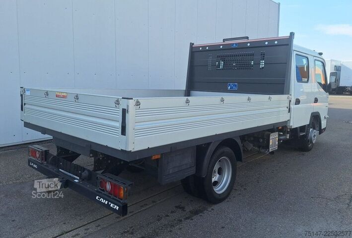 Furgoneta pick-up FUSO CANTER 3C15 DOKA 6-Sitzer Klima 2 x AHK