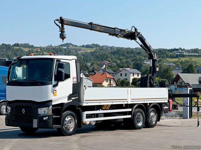 Kuorma-autoon asennettu nosturi RENAULT T 380 * FASSI F120B.2.22 + FUNK * TOPZUSTAND !