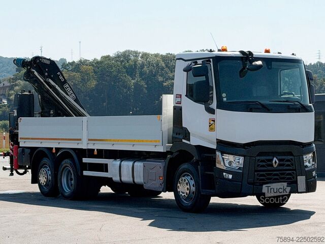 Kuorma-autoon asennettu nosturi RENAULT T 380 * FASSI F120B.2.22 + FUNK * TOPZUSTAND !