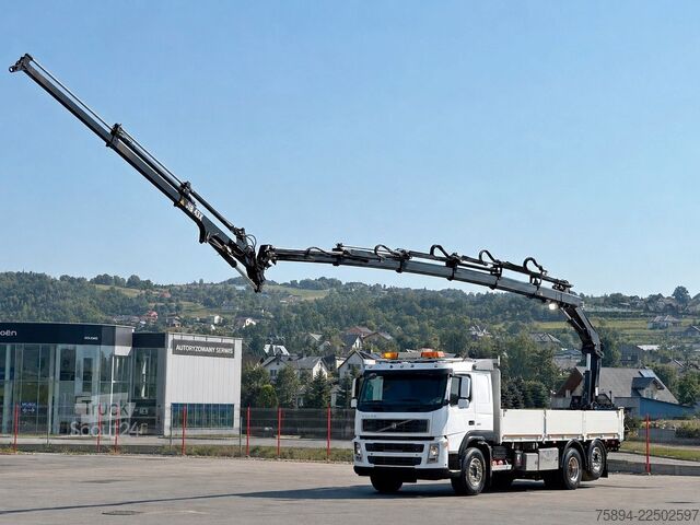 Kuorma-autoon asennettu nosturi VOLVO FM 460 * HIAB 166 E-5 HIPRO + JIB 43X + FUNK