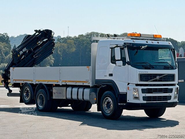 Kuorma-autoon asennettu nosturi VOLVO FM 460 * HIAB 166 E-5 HIPRO + JIB 43X + FUNK