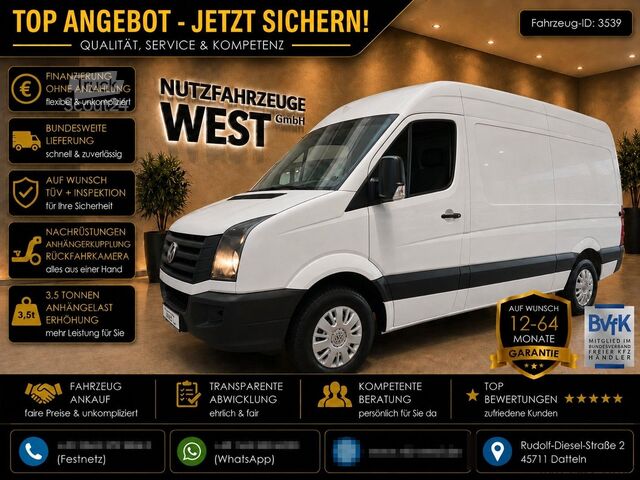 Koelwagen met geïsoleerde laadbak VW Crafter Kühlkastenwagen - 0C. *Konvekta Kühlung*