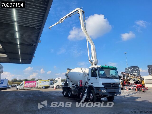 Pompă de beton Mercedes Actros 3236 8X4 Mecbo M 23.3/100-BZ PUMI Big-Ax...