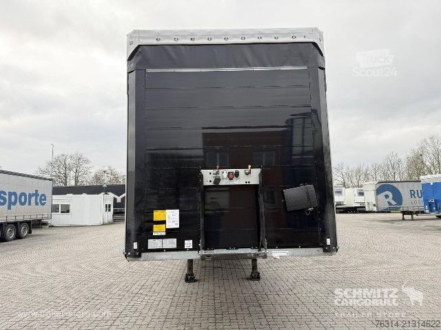 Atvira puspriekabė su tentu Schmitz Cargobull Curtainsider Standard Getränke
