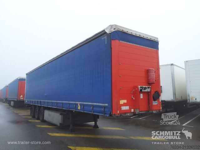 Atvira puspriekabė su tentu Schmitz Cargobull Semitrailer Curtainsider Standard