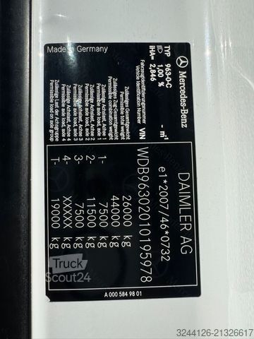 Autocamion cu caroserie interschimbabilă MERCEDES-BENZ Actros2540/6x2/Fahrschule/5-Sitze/NUR*50.000km*