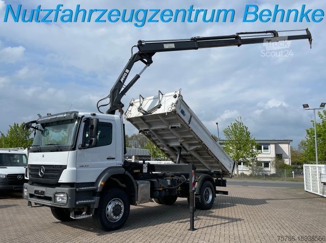 Dreiseitenkipper LKW MERCEDES-BENZ Axor 1833 AK 4x4/ Meiller/ MKG 10m=1t/ Org. 139t