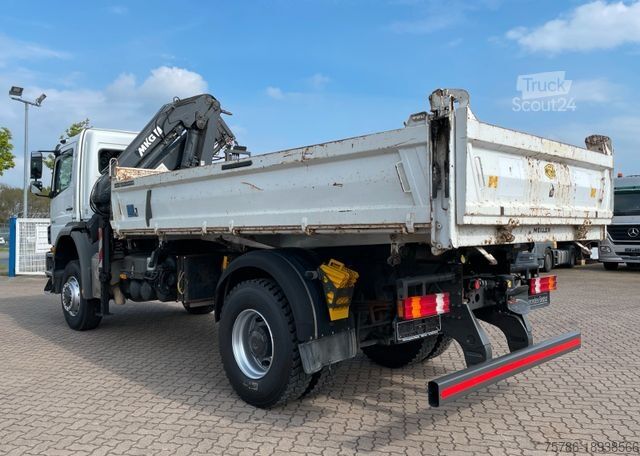 Dreiseitenkipper LKW MERCEDES-BENZ Axor 1833 AK 4x4/ Meiller/ MKG 10m=1t/ Org. 139t
