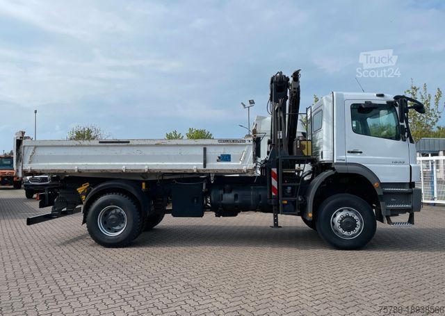 Dreiseitenkipper LKW MERCEDES-BENZ Axor 1833 AK 4x4/ Meiller/ MKG 10m=1t/ Org. 139t
