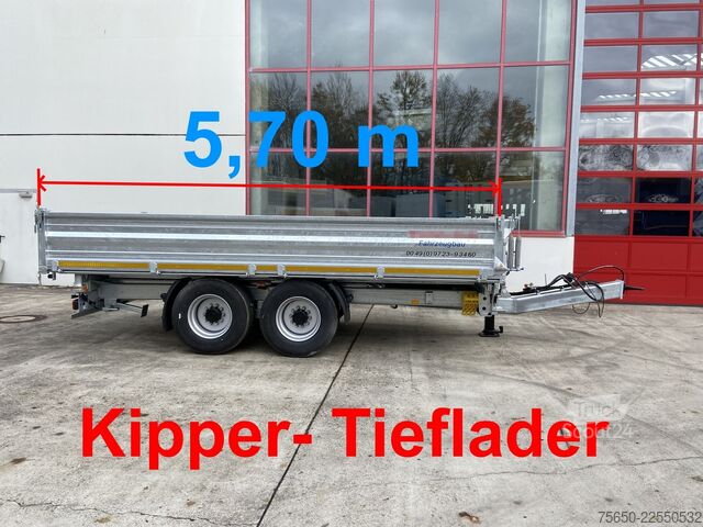 Ανατρεπόμενο ρυμουλκούμενο Möslein TTD 14  5,70 m  14 t Kipper Tieflader 5,70 m lang, Breite Reifen-- Neufahrzeug --