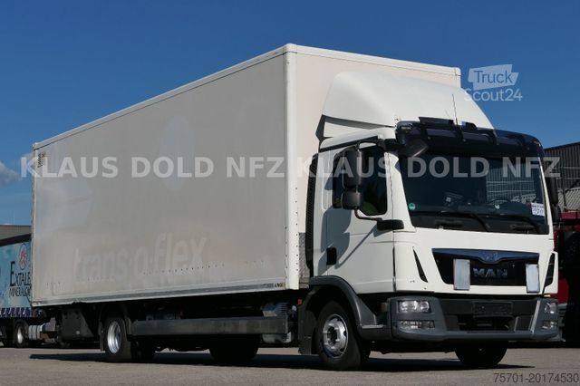 Camión caja MAN TGL 12.250 Koffer 12t Automatik LBW Euro 6