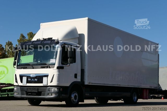 Autocamion cu caroserie tip cutie MAN TGL 12.250 Koffer 12t Automatik LBW Euro 6