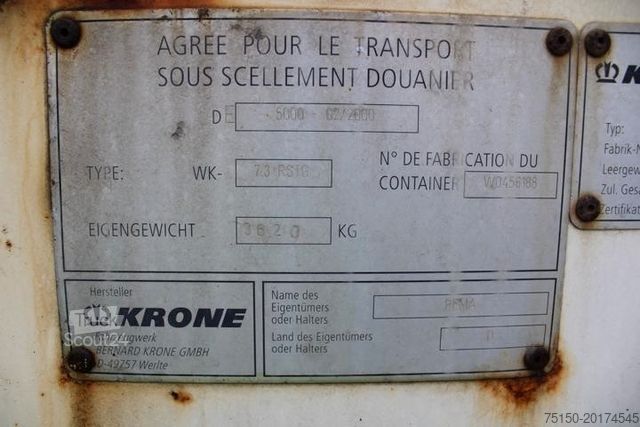 Anhänger-Wechselpritsche KRONE WK 7.3 RSTG - JUMBO - Rolltor - Nr.: 188