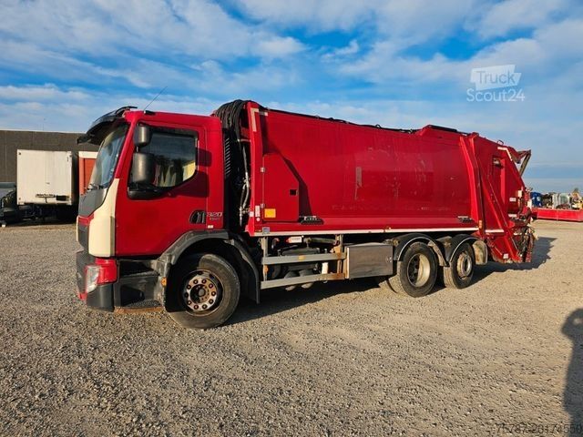 Søppelbilen VOLVO FE 320 6x2 Müllwagen, 2 Kammern, Joab 18,7 cbm