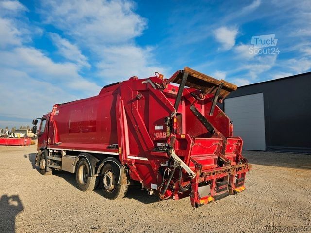 Søppelbilen VOLVO FE 320 6x2 Müllwagen, 2 Kammern, Joab 18,7 cbm