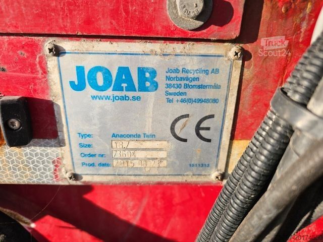 Søppelbilen VOLVO FE 320 6x2 Müllwagen, 2 Kammern, Joab 18,7 cbm