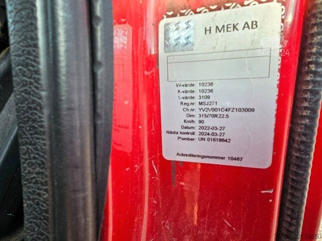 Søppelbilen VOLVO FE 320 6x2 Müllwagen, 2 Kammern, Joab 18,7 cbm