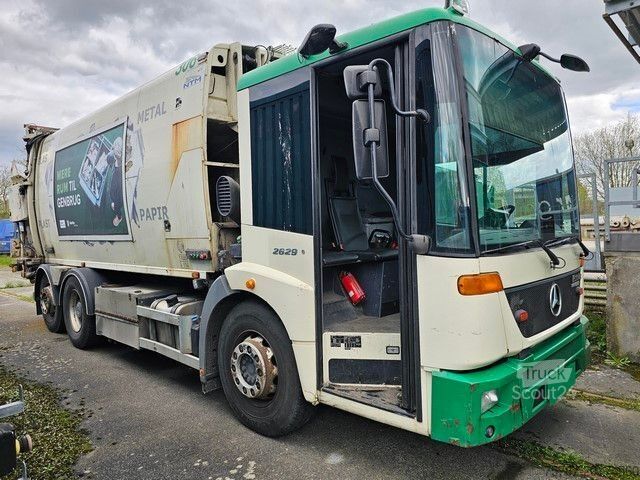 Camion à ordures MERCEDES-BENZ 2629 Müllwagen, NTM 4 Kammern