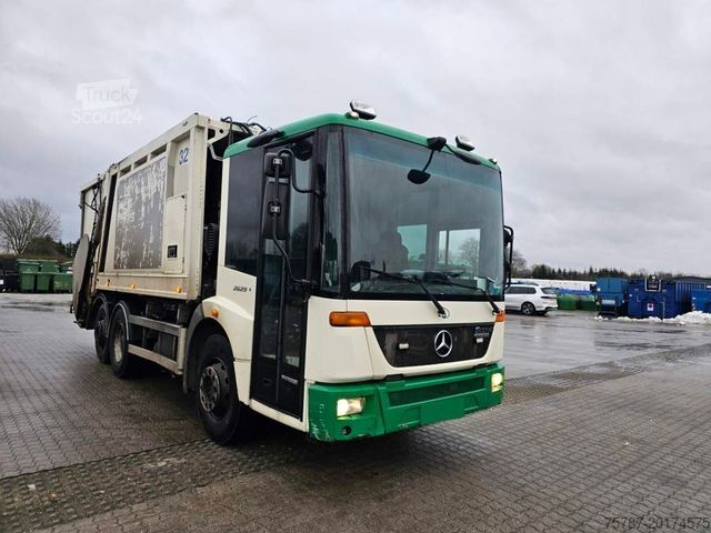 Skraldevogn MERCEDES-BENZ 2629, 2 Kammern, Faun aus 2013, 22 cbm