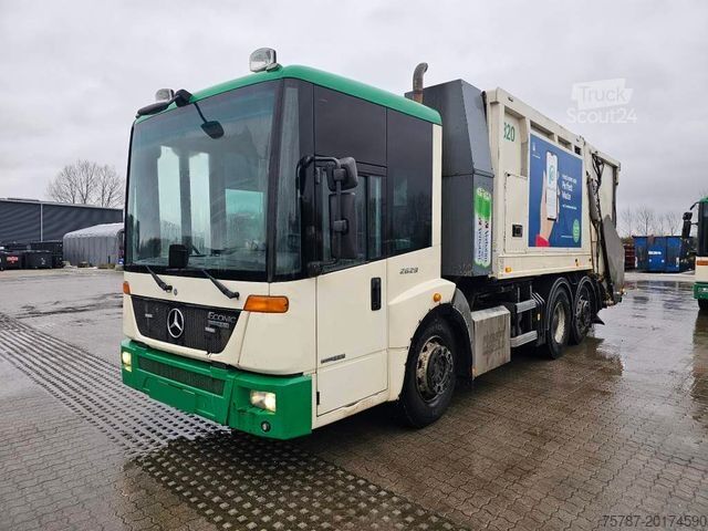 Camion à ordures MERCEDES-BENZ 2629 2 Kammer, Faun, Euro 6 Filter