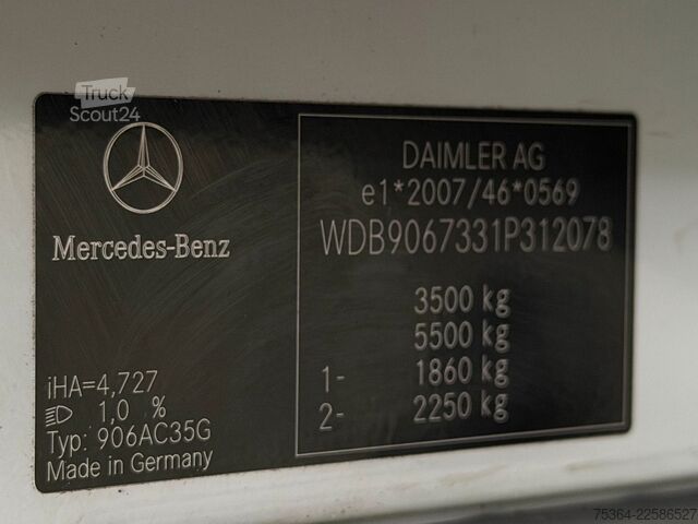 Mikroautobuss MERCEDES-BENZ Sprinter 316 ERDGAS/CNG 9 Sitze Klima Euro 6